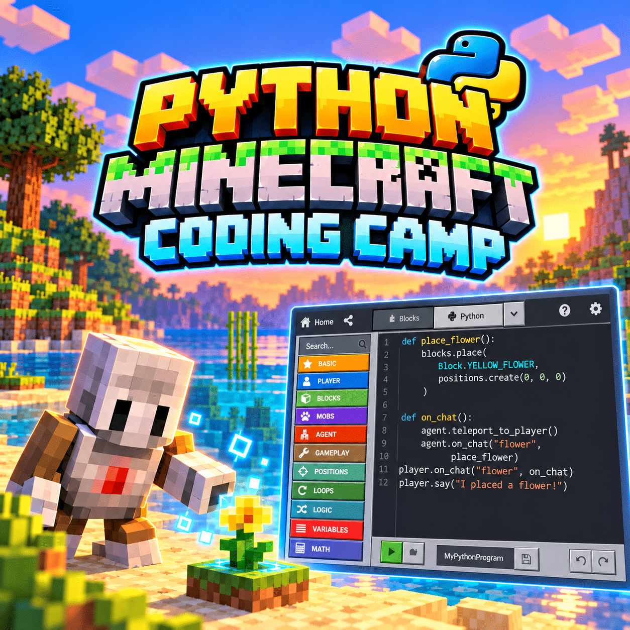 Python coding camp for teens